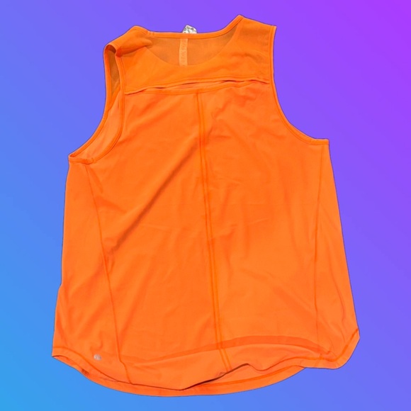 Lululemon Orange Sculpt Tank size 12 - Picture 3 of 5